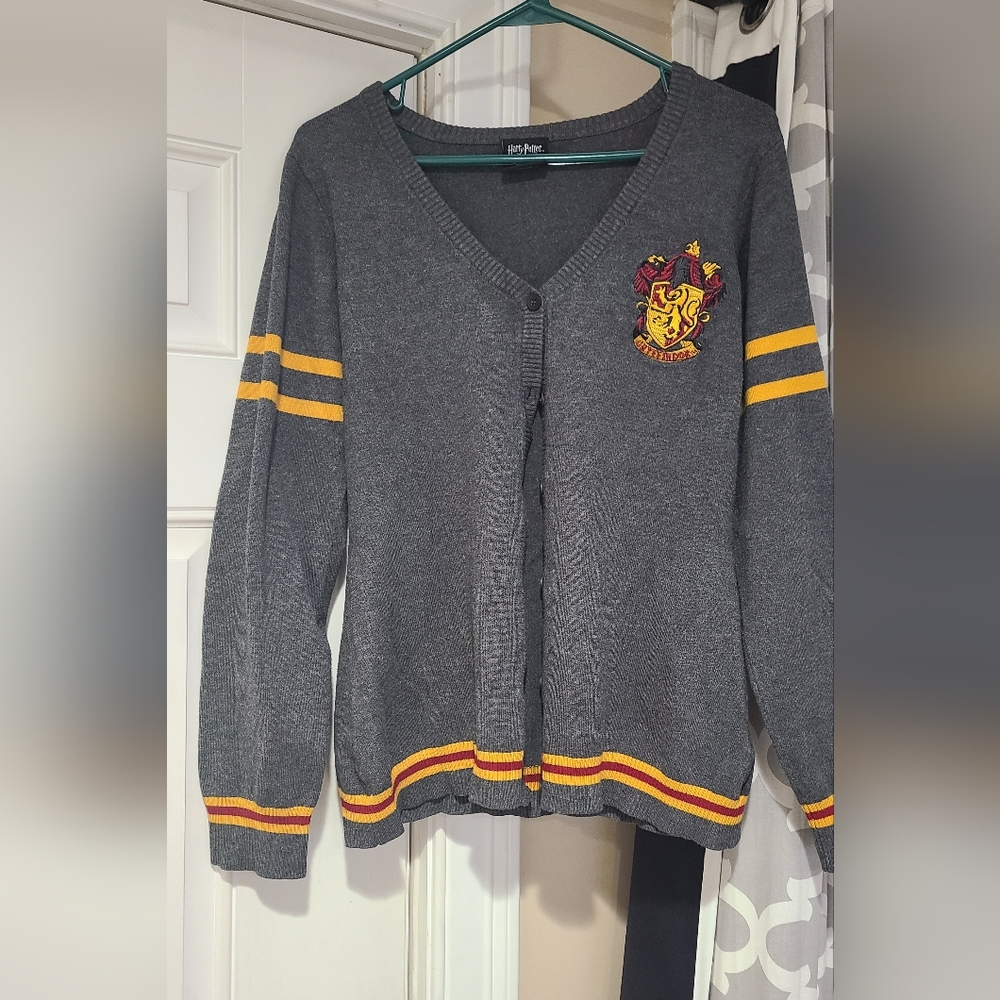 Harry Potter Gryffindor Cardigan Size Large